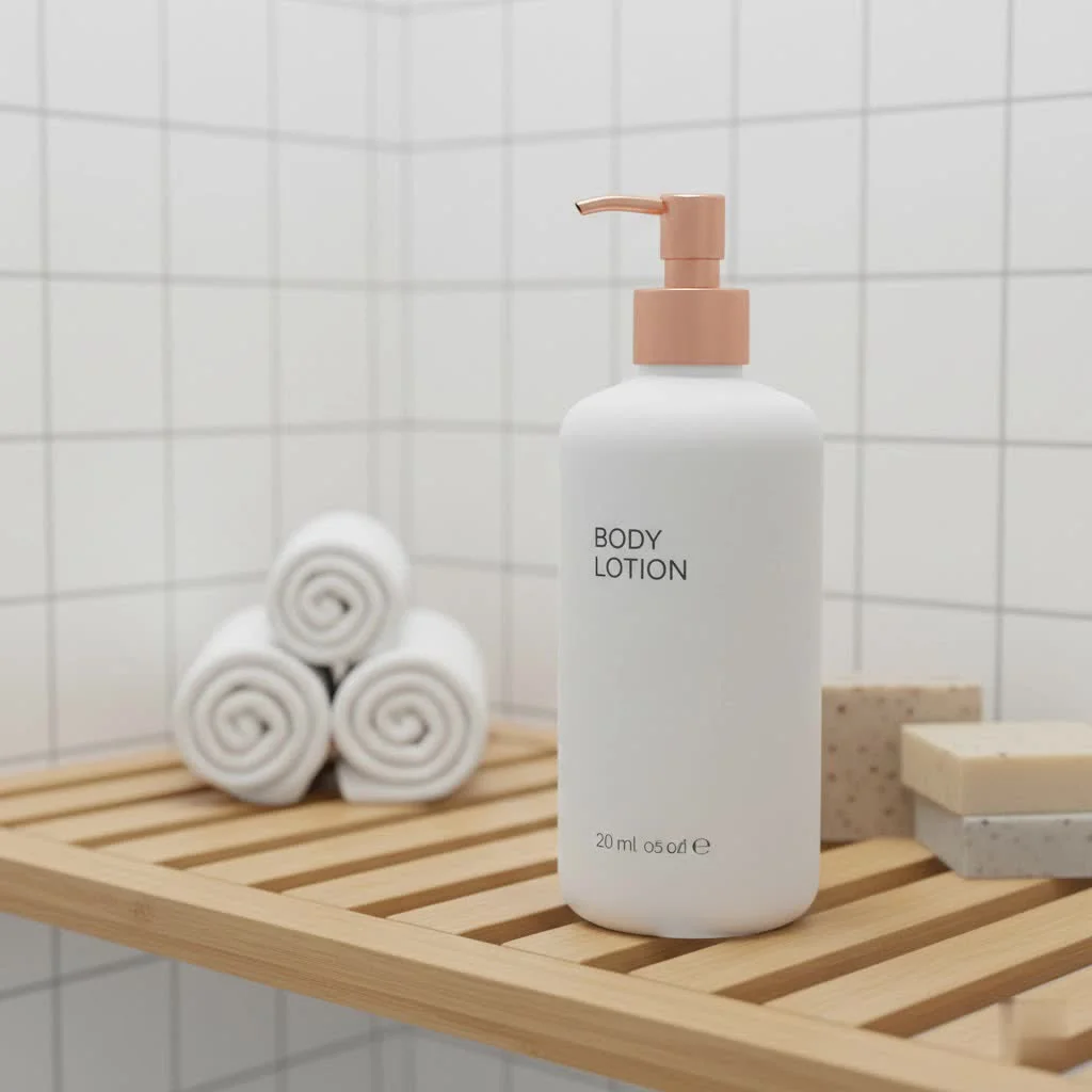 Organic body lotion for naturally radiant skin